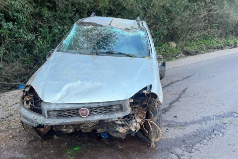 SCAB de Casca atende acidente de trânsito na ERS-129