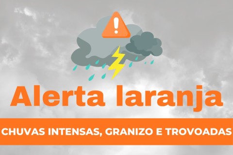 Defesa Civil emite alerta laranja para Serafina Corrêa devido a temporal