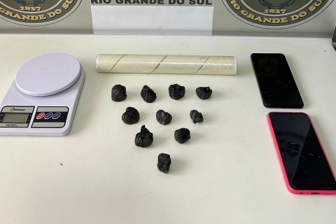 Brigada Militar prende casal de paraguaios por tráfico de drogas em Serafina Corrêa